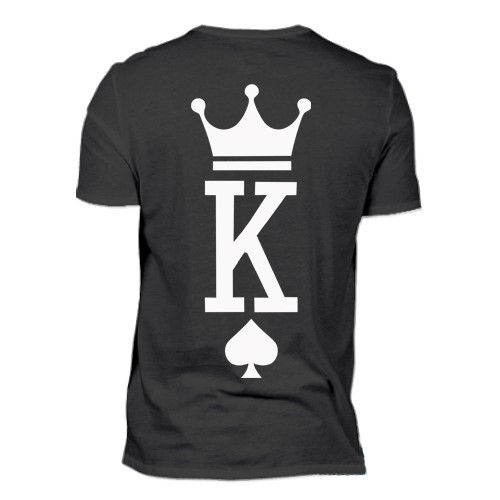 King Tişört, kral tacı tişört,maça tişört, çiftlere tişört